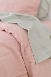 Blush 100% French Linen Duvet Set