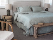 Sage 100% French Linen Duvet Set